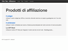 Tablet Screenshot of developer.oltretata.it